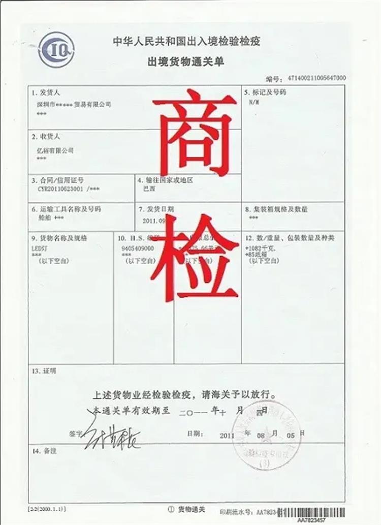 詳細講解！中港物流貨物商檢證書的種類和用途
